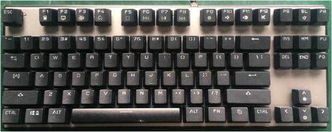 GM_207 led light keyboard_ whole sale_ 87 key_backlight